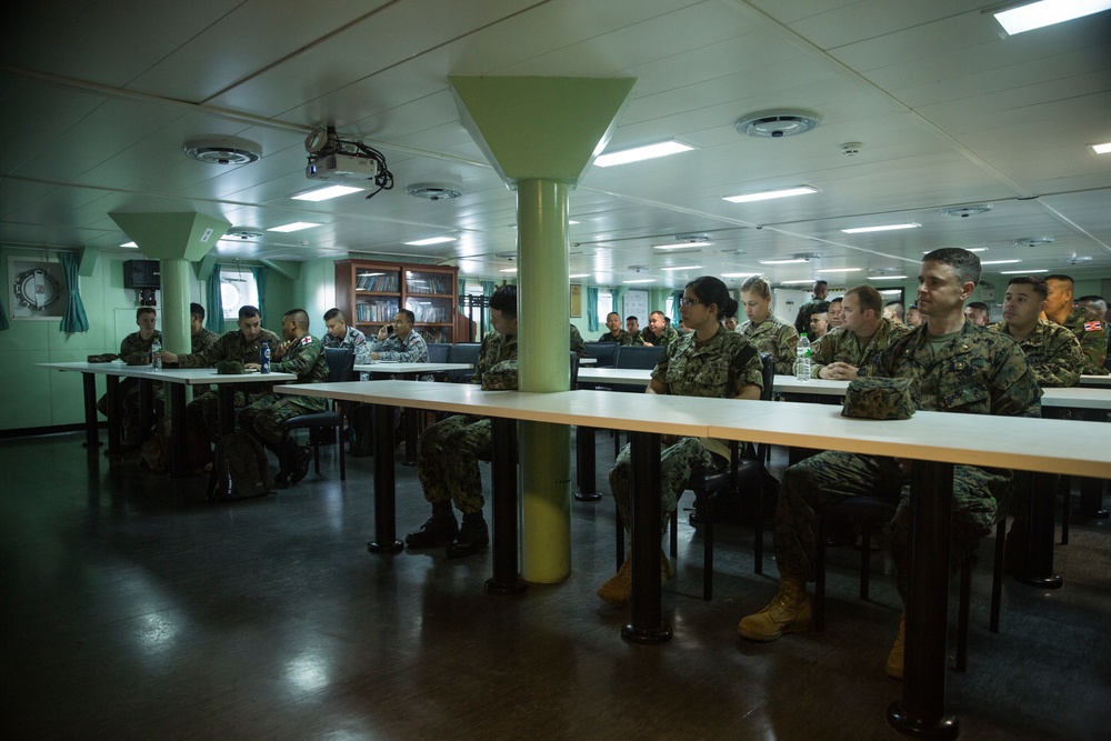 Cobra Gold 20: Royal Thai Navy welcomes US Forces aboard HTMS Angthong