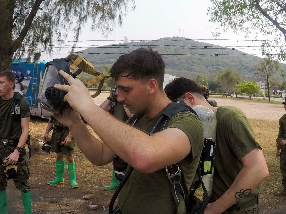 Cobra Gold 20: 31st MEU CBRN Response Element conducts training