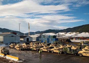Logistics across Norway for Cold Response