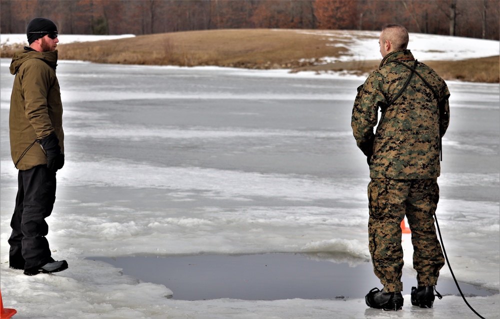 Cold-water immersion training for Soldiers, Marines at Fort McCoy