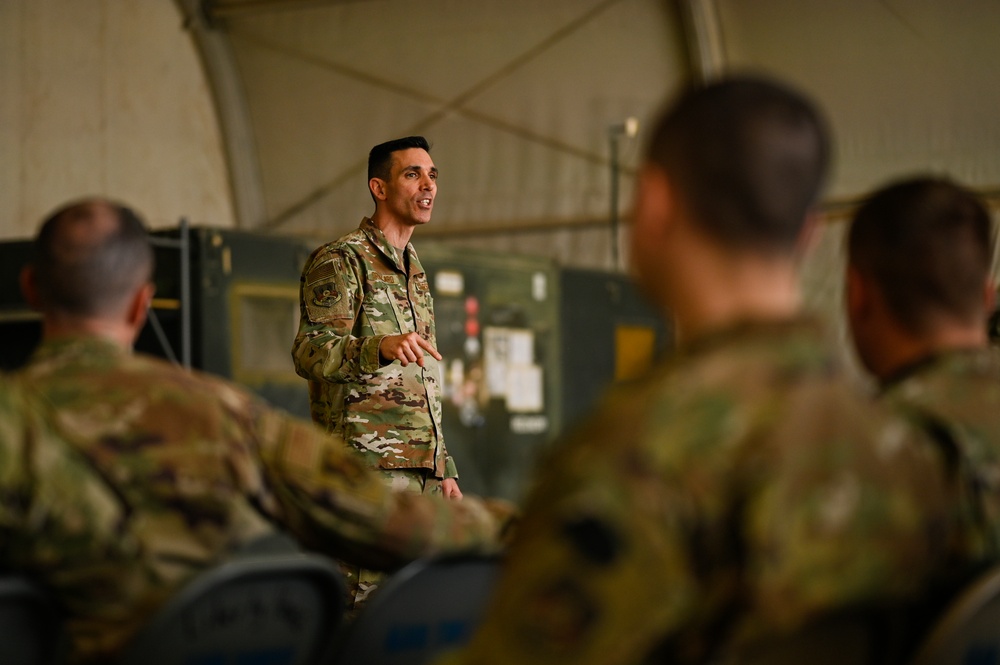 AFCENT leadership visit Kandahar Airfield