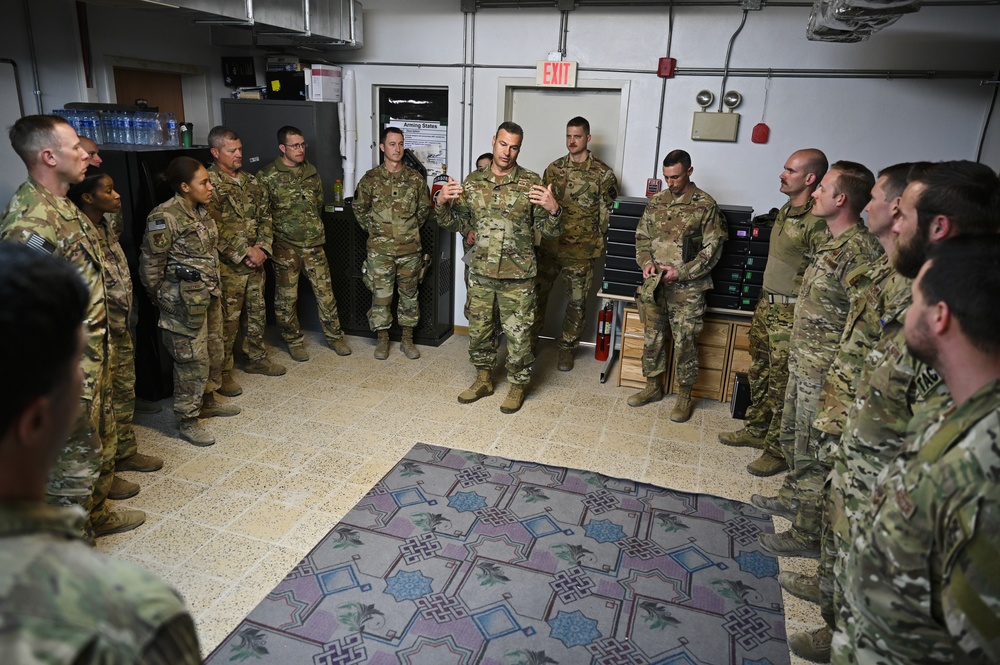 AFCENT leadership visit Kandahar Airfield