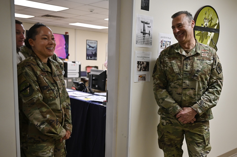 AFCENT leadership visit Kandahar Airfield