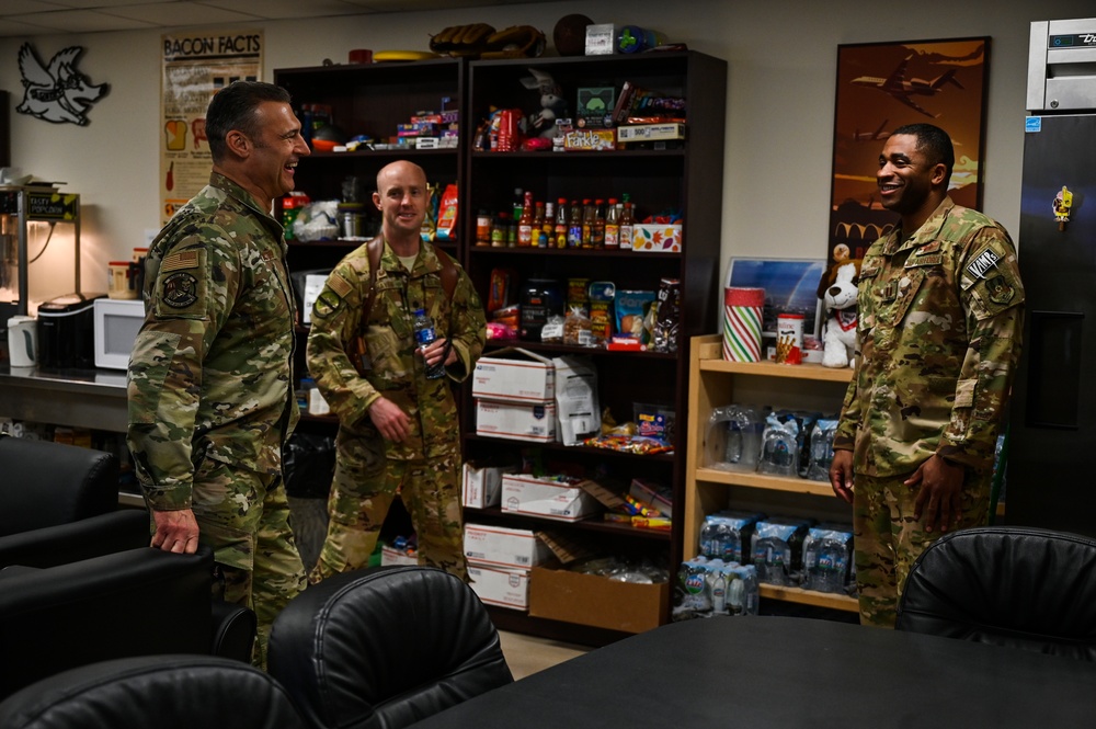 AFCENT leadership visit Kandahar Airfield