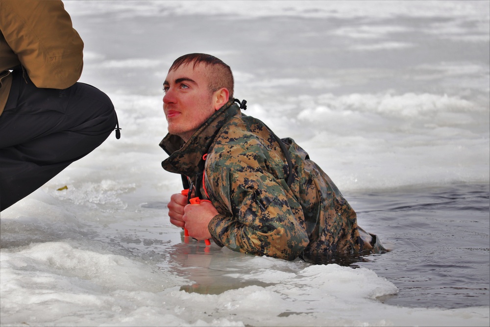 Cold-water immersion training for Soldiers, Marines at Fort McCoy