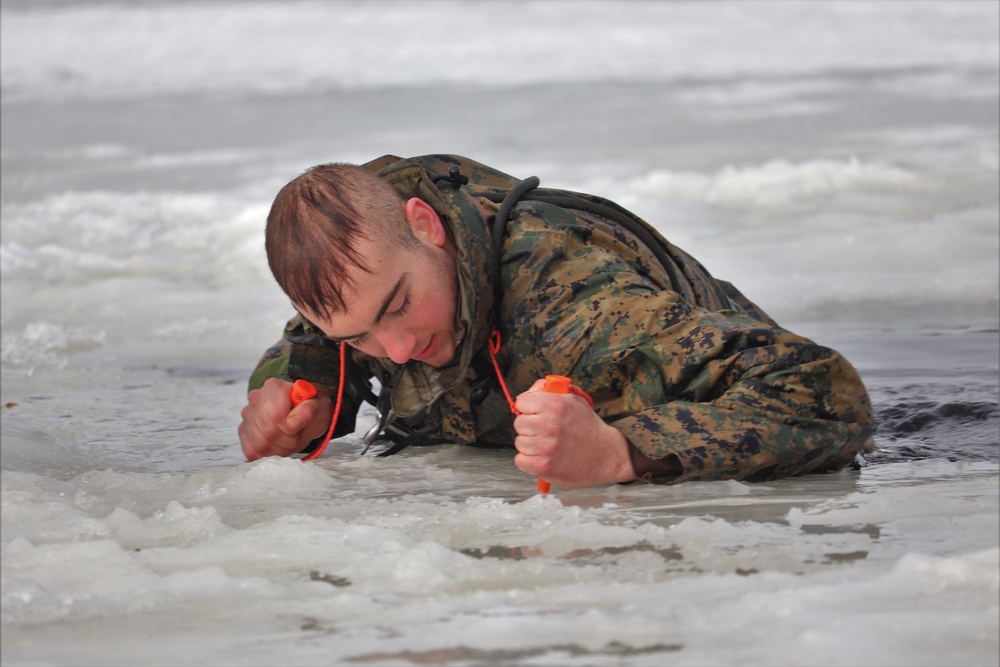 Cold-water immersion training for Soldiers, Marines at Fort McCoy