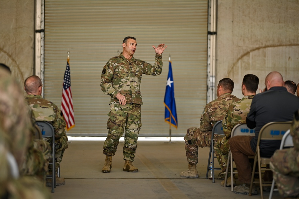 AFCENT leadership visit Kandahar Airfield