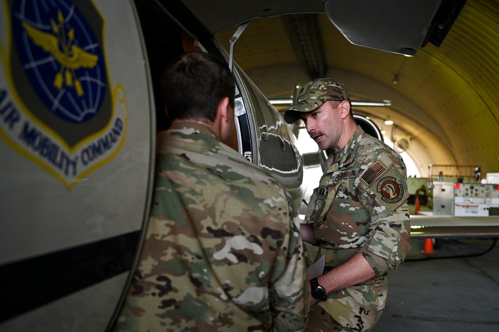 AFCENT leadership visit Kandahar Airfield