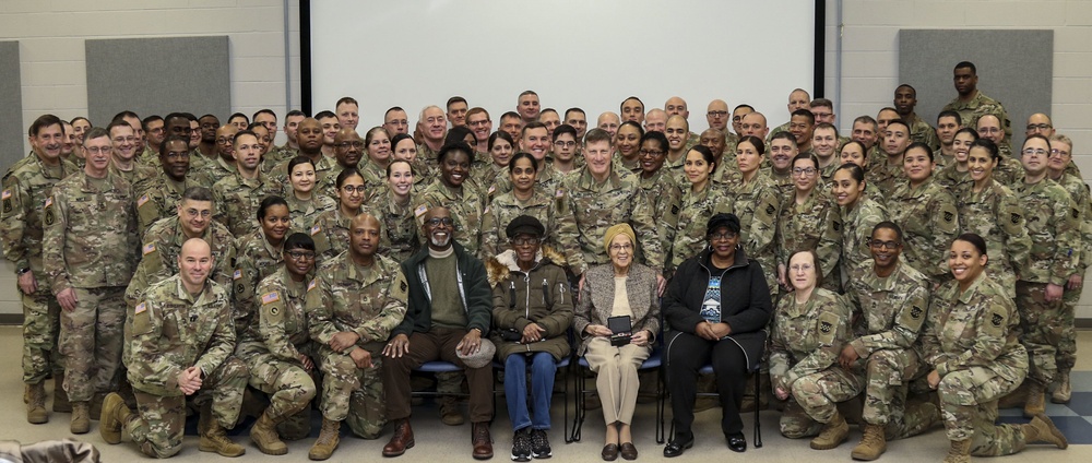 Army Reserve Soldiers honor Black History pioneer