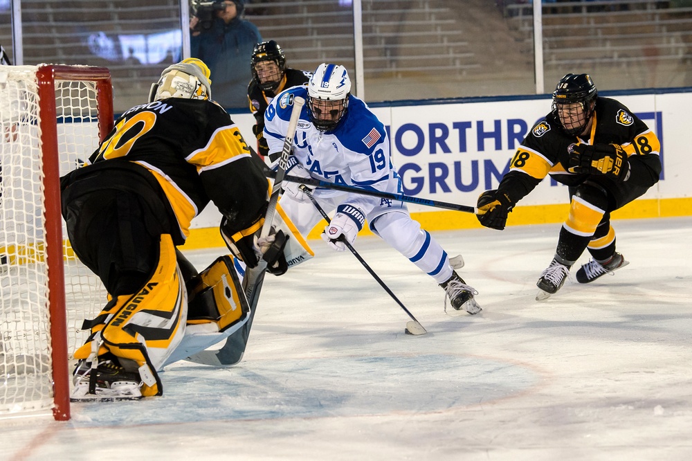 Faceoff at Falcon Stadium