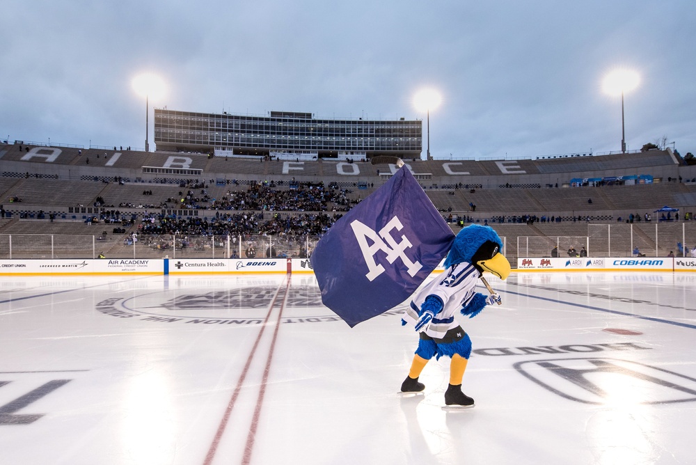 Faceoff at Falcon Stadium
