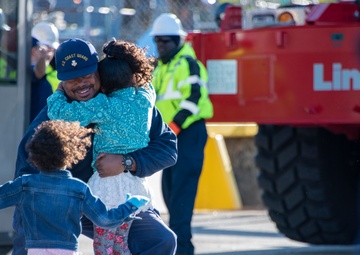 Coast Guard Cutter Valiant crew returns home after 9-week Caribbean patrol