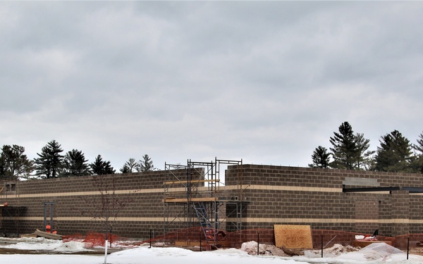 Construction of five new simulations buildings continues at Fort McCoy