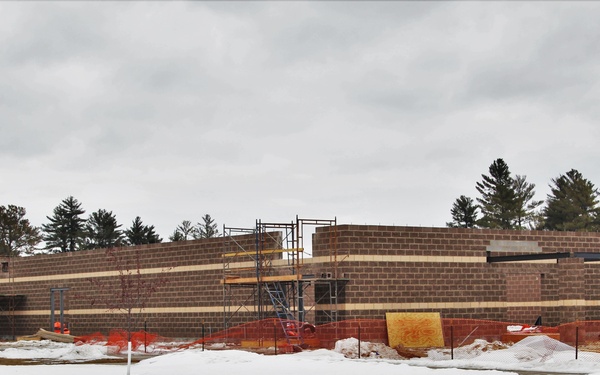 Construction of five new simulations buildings continues at Fort McCoy
