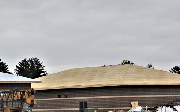 Construction of five new simulations buildings continues at Fort McCoy