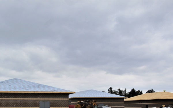 Construction of five new simulations buildings continues at Fort McCoy