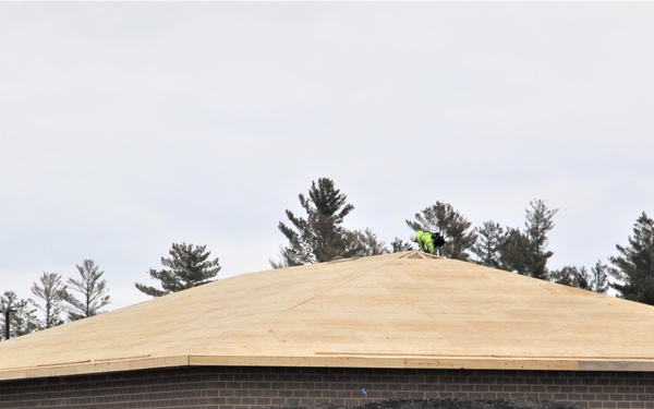 Construction of five new simulations buildings continues at Fort McCoy