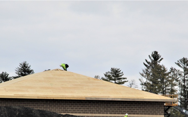 Construction of five new simulations buildings continues at Fort McCoy