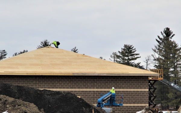 Construction of five new simulations buildings continues at Fort McCoy