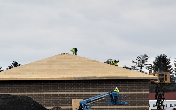 Construction of five new simulations buildings continues at Fort McCoy