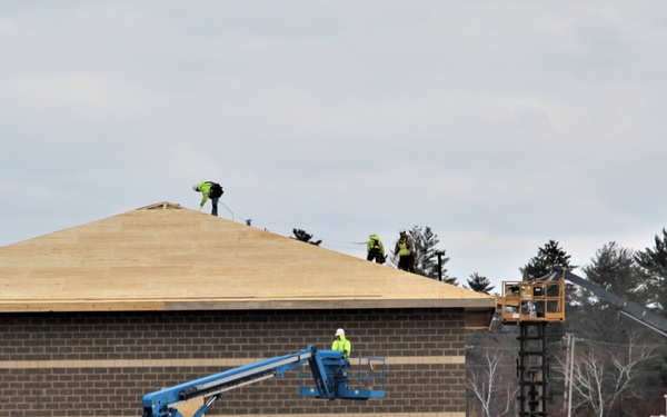 Construction of five new simulations buildings continues at Fort McCoy