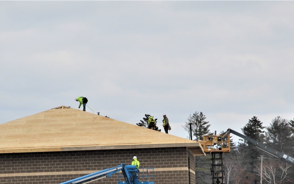 Construction of five new simulations buildings continues at Fort McCoy