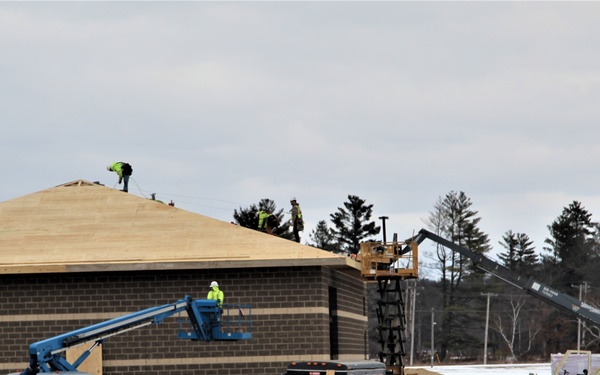 Construction of five new simulations buildings continues at Fort McCoy