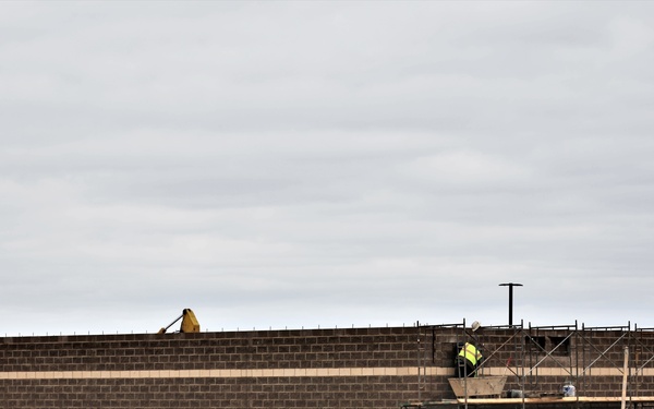 Construction of five new simulations buildings continues at Fort McCoy