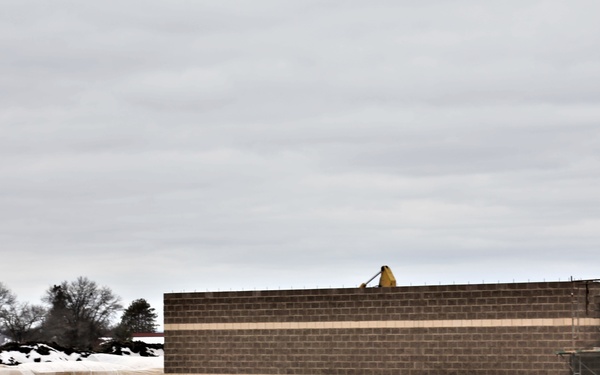 Construction of five new simulations buildings continues at Fort McCoy