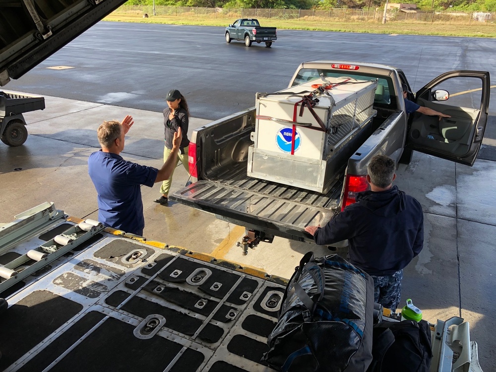 Imagery Available: Monk seal safely transferred from Oahu to seal rehabilitation facility on Hawaii Island