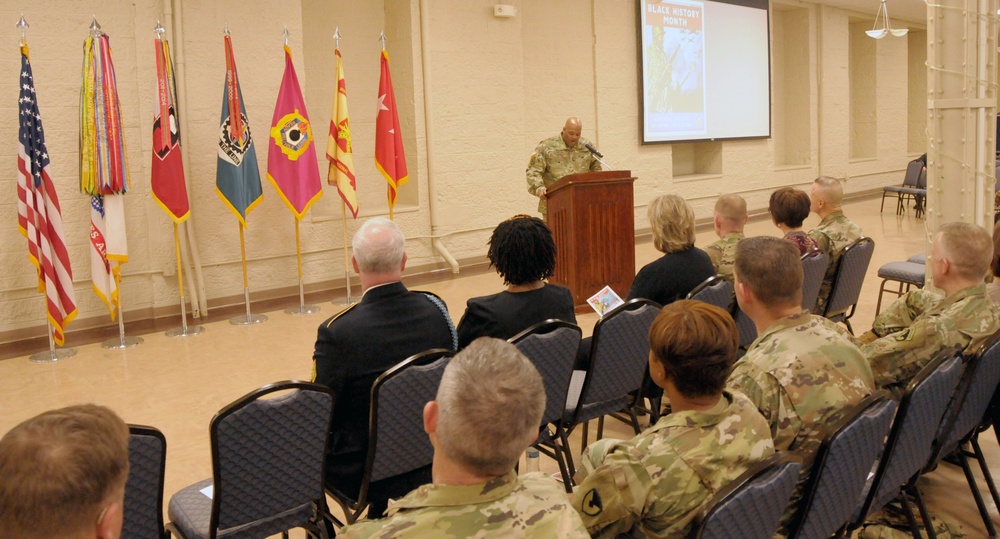 First Army hosts Black History Month observance