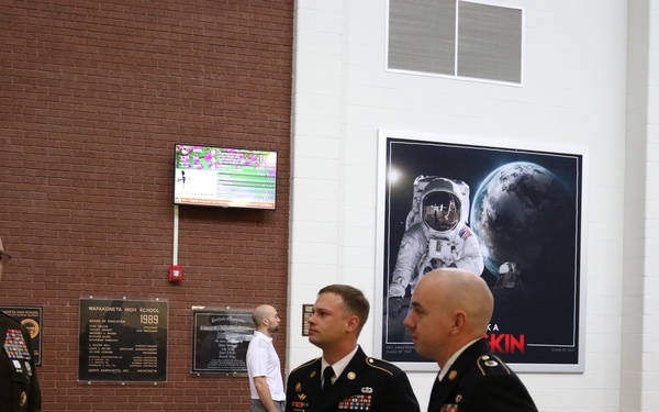 Future Soldiers experience out-of-this-world enlistment ceremony
