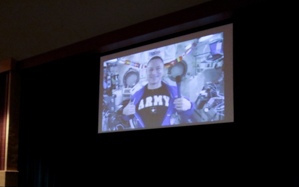 Col. Andrew Morgan displays his Army pride