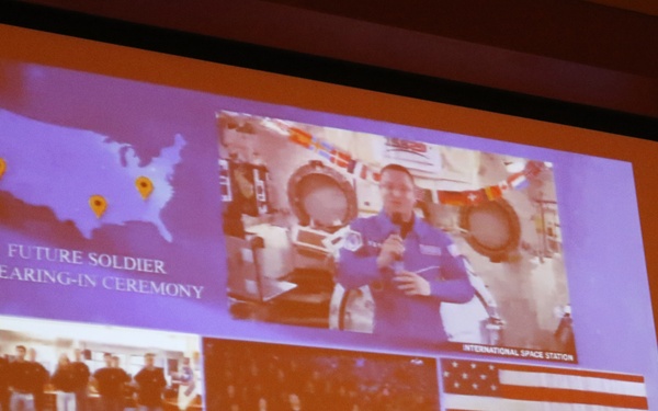 Future Soldier Swearing in Ceremony from space