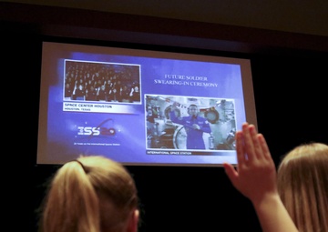 Oath of Enlistment conducted from space