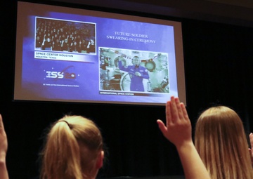 Oath of enlistment conduted from space