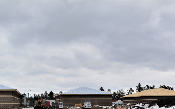Construction of five new simulations buildings continues at Fort McCoy