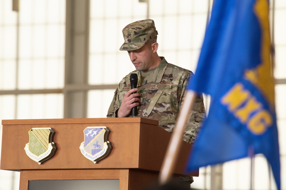 192nd MXG welcomes new commander