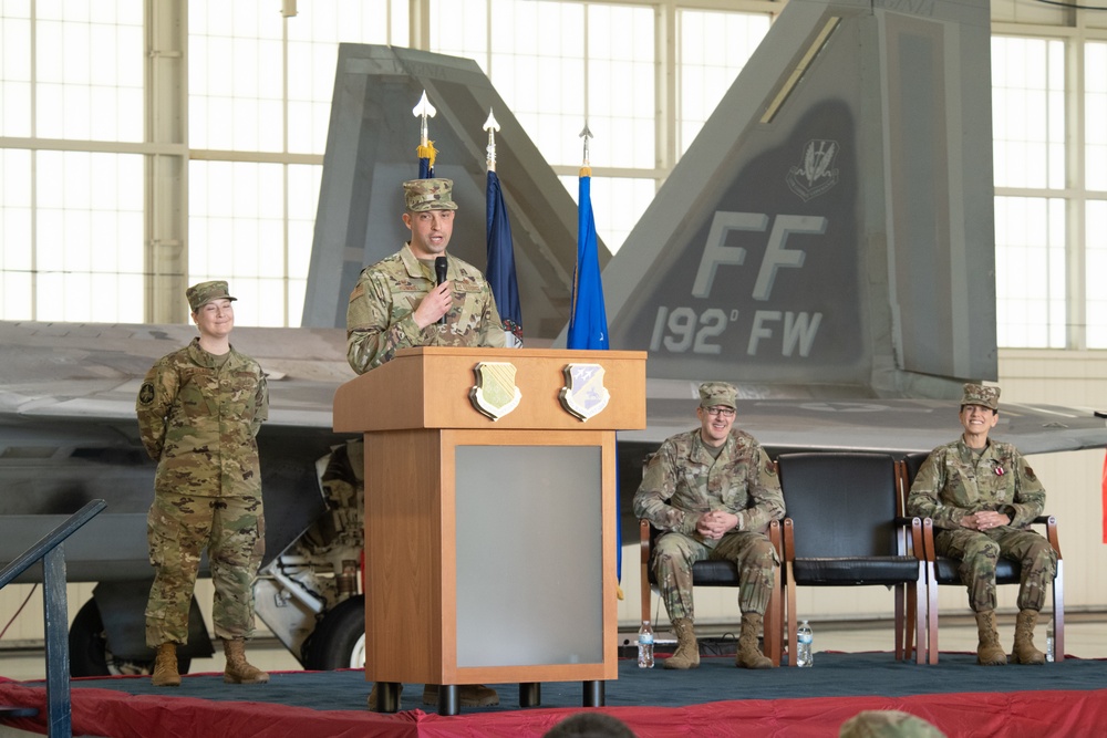 192nd MXG welcomes new commander