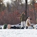 Cold-Weather Operations Course Class 20-03 students build Arctic tents during training at Fort McCoy