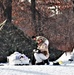 Cold-Weather Operations Course Class 20-03 students build Arctic tents during training at Fort McCoy