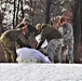 Cold-Weather Operations Course Class 20-03 students build Arctic tents during training at Fort McCoy