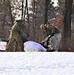 Cold-Weather Operations Course Class 20-03 students build Arctic tents during training at Fort McCoy
