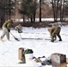 Cold-Weather Operations Course Class 20-03 students build Arctic tents during training at Fort McCoy