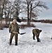 Cold-Weather Operations Course Class 20-03 students build Arctic tents during training at Fort McCoy
