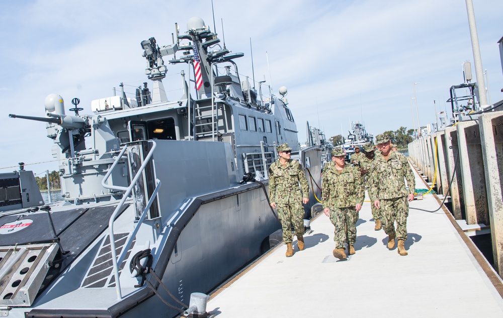 U.S. 3rd Fleet Commander visits Coastal Riverine Forces onboard NAB Coronado