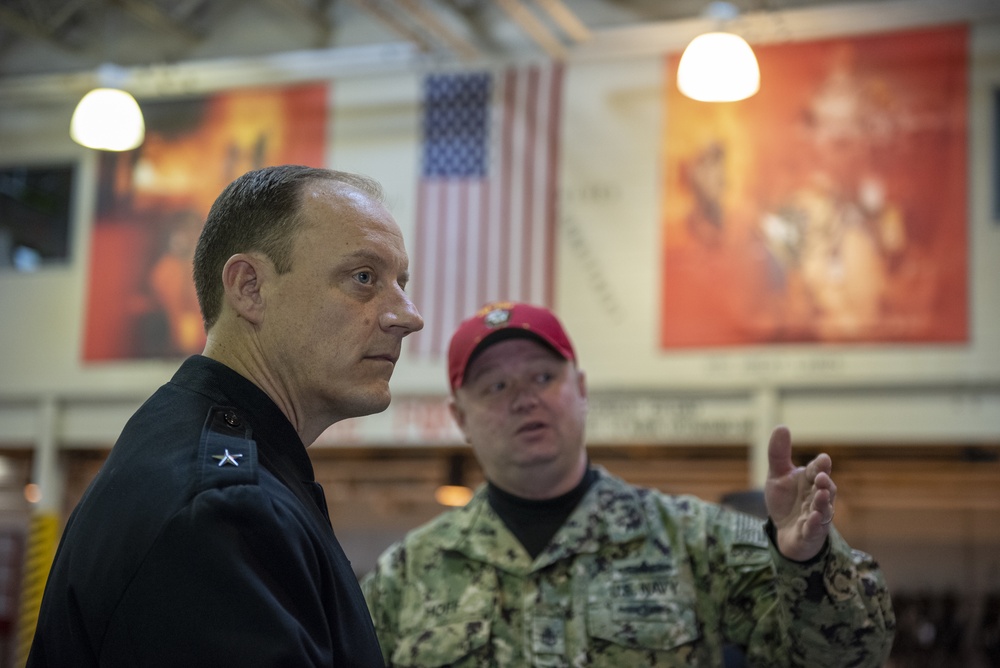 RDML Robert Nowakowski tours RTC