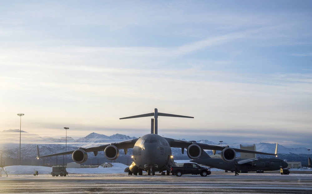 144th Airlift Squadron provides rescue resupply for Arctic Eagle 2020