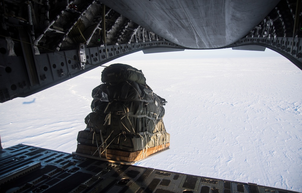 144th Airlift Squadron provides rescue resupply for Arctic Eagle 2020