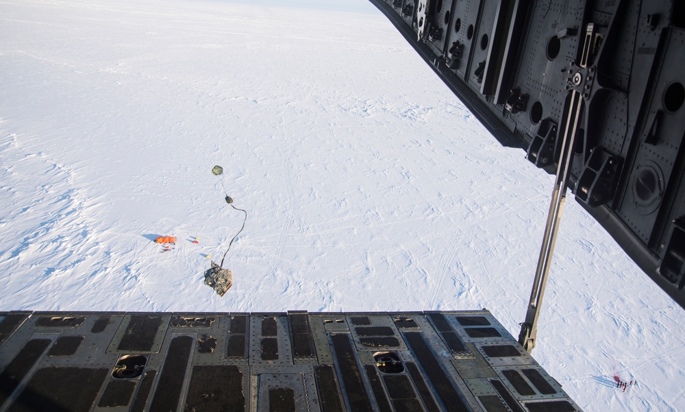 144th Airlift Squadron provides rescue resupply for Arctic Eagle 2020